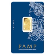 FEHMAS GOLD PAMP Suisse 24K/999.9 Gold Lady Fortuna Gold Bar 5g 24K/999.9 Emas Lady Fortuna Jongkong