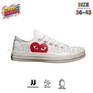 Converse Chuck Taylor 70s low Cdg Play White Import 100%Original