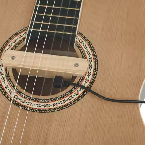 Acoustic Guitar Soundhole Pickup Guitar Sound Hole Pickup Adjustable Volume Pickup Guitar and Amplif