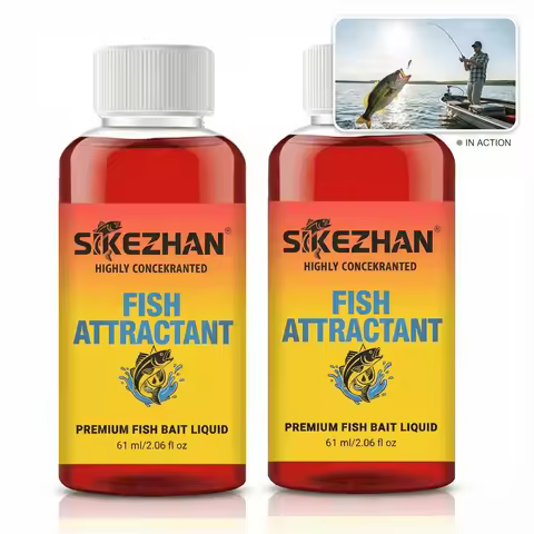 SIKEZHAN Fast Affect Fish Attractant Red Worm Liquid Scent Additive Concentrated Bait Flavor for All