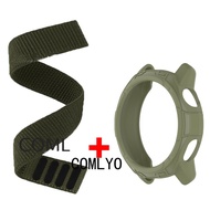 For Coros Pace 3 Case TPU soft Cover Protector shell Bumper Pace3 Strap Nylon Loop Sports Band Belt