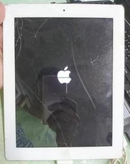 ∼瑞优使∼iPad 2 A1396 32G 面板玻璃有裂 有ID鎖 零件機