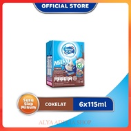 Susu Kotak Frisian Flag UHT Milky Cokelat 115ml (6pcs) Multipack