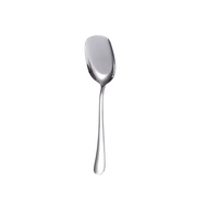 Big Spoon Long Handle Comfortable Grip Ladling Stainless Steel Buffet Dinner Large Size Serving Spoon Daily Use