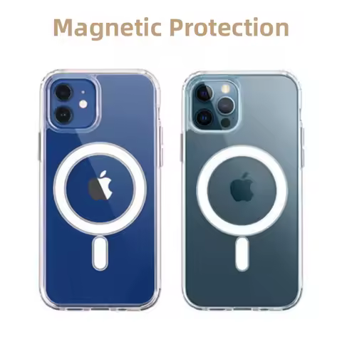 For Magsafe Magnetic Case For Iphone 13 Pro Max Case IPhone 12 Mini Phone Cover Straight Edge 11 Wir
