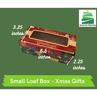 Spring Jade-Christ Loaf Pastry Box 3¼” x 6½” x 2¼′′| FC-6 (20 pcs) Fruit Cake 6 Box