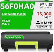 56F0HA0 High Yield Toner Cartridge Replacement for Lexmark 56F1H00 56F1000 56F2H00 56F2000 56F4H00 5