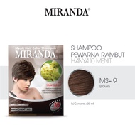 Miranda Magic Hair Colour Shampoo Semir Rambut Bentuk Shampoo Pewarna Rambut Tahan Lama Hair Color S