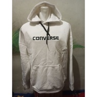 White Converse Houdie, size L boxy