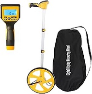 Measuring Wheel in Feet and Inches, Collapsible with One Key to Zero, Kickstand, Starting Point Arro