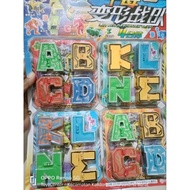 8PCS ABCD & KLMN LETTERS ROBOTS