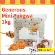 【Samlip】 Mini Honey Yakgwa 1Kg / Alchemy of Souls / Individual Package , Korean Traditional Snacks ,