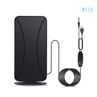 Will TV Antenna Indoor Digital Amplified HDTV Antenna 4K Television Local Channels