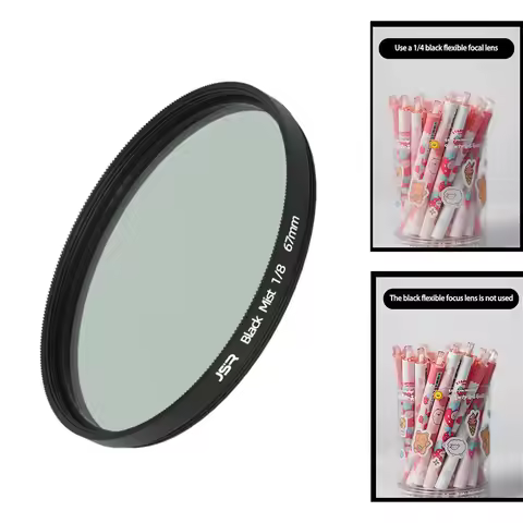 Camera Lens Pro Black Mist 1/4 1/8 Filter Soft Focus Slim Waterproof Optical Glass 37/39/40.5/43/46/