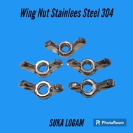WING NUT M8 M8 BUTTERFLY NUT/ M8 Stainless Steel 304 EAR NUT/ A2-70