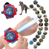 KIDNOAM 儿童卡通电子手表3D恐龙24图投影表宝宝趣味发光 投影手表