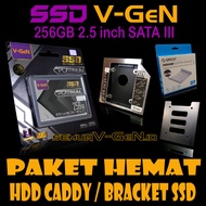 240GB V-GEN SSD SAVING PACKAGE + 12.7MM CADDY HDD 9.5MM DVD TO HDD/ BEST QUALITYOriginal