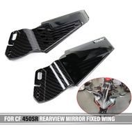 For CF 450SR 450 SR 450 SR Fixed Wing Motorcycle Front Fairing Winglets Aerodynamic Wing Kit Spoiler