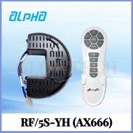 [ORIGINAL] ALPHA Ceiling Fan PCB/REMOTE CONTROL RF/5S-YH for AX666