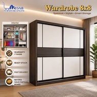 ((siap pasang)) mesra , 8x8 wardrobe , almari baju ,8ft x 8ft wardrobe , harga murah , free shipping