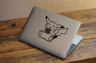 Sticker Aksesoris Laptop Apple Macbook Pokemon Eat Apple