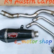 Knalpot R9 Austin Titanium Carbon CBR 250Rr NEW R25 R 25 Mt 25 Ninja 250fi Old Z250 Knalpot Racing R