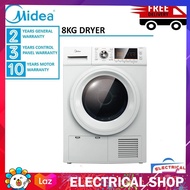 Midea Condenser Dryer 8KG MDC8800 with Electronic Control MD-C8800  (White)