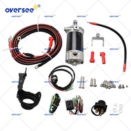 Oversee 689 61N 61T Electric Starter Kit for YAMAHA Outboard 25HP 30HP Outboard Engine
