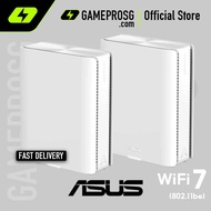 ASUS ZenWiFi BQ16 Quad-Band Mesh Router — WiFi 7 BE25000 - 8000 sq.ft Coverage - Dual 10G Ports