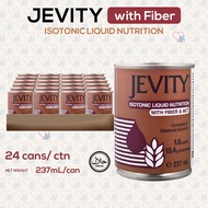 Abbott Jevity Soluble Fiber & MCT 237ml x 24 tins carton Liquid Isotonic Milk Nutrition Food Formula