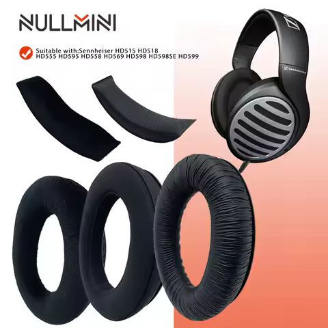NullMini Replacement Earpads for Sennheiser HD515 HD518 HD555 HD595 HD558 HD569 HD598 HD598SE HD599 