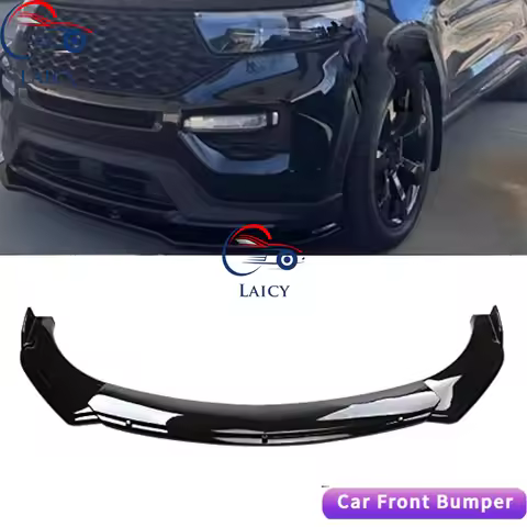 LAICY For F0rd Explorer ST Car Front Body Bumper Spolier Lip Chin Diffuser Splitter Air Dam Kit Prot