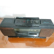 Radio tape compo Polytron ampli stereo equalizer bass woofer speaker