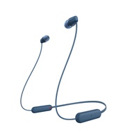 Sony | Sony WI-C100 หูฟังไร้สายแบบสวมคอแบบกันน้ำกันเหงื่อสำหรับกีฬา หูฟังไร้สายแบบลำลอง หูฟังแบบสวมห