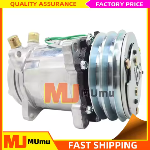 R134 12V 24V 2 Groove AC Air Conditioning Compressor For Sanden 5h14 Sanden 508 SD508 Tractor Excava
