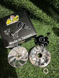 HIRC PULLEY SET FOR NMAX/AEROX/M3/GRAVIS/GEAR/FAZZIO/MSI/MIO/CLICK/BEAT FI/PCX160