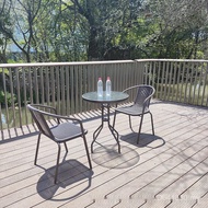 Outdoor Outdoor Backrest Chair Korean Palace Single Chair Household Balcony Plastic Stool Leisure Co