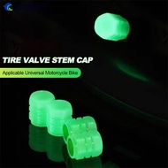 NOBELJIAOO 4Pcs Car Luminous Valve Cap Dust-proof Decorative Tires Accessories Tyre Stem Covers Appl