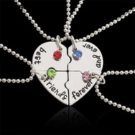 DYROWAY 4 Bff Fashion Love Necklace Friend Necklace