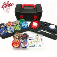 Flame 12pcs New Burst Beyblade Toolbox Set with Launcher Storage Box Kid's Beyblade Toys Boy Gifts
