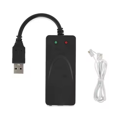 J0PB USB 2.0 Fax Modem External 56K Dial Up USB Analog Fax Modem for Win 7/8/10/XP