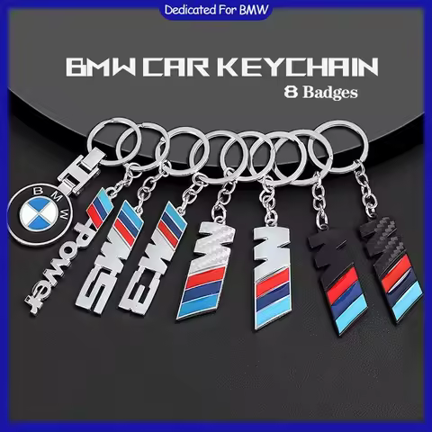 Metal Car Styling Keychain Key Chain Keyrings Key Holders for BMW X1 X3 X4 X5 E46 E90 F20 E60 E39 F1