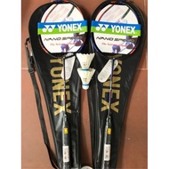 Pair Of Badminton Rackets yoonex Donated 1 Three-Star Badminton Box