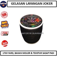 Benang Gelasan Tajam Joker Senar 0.22 Senar gelasan Layangan Sukhoi Seot Main Tarik Jepret 1700 Yard