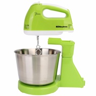 7-Speed Hand Mixer Egg Beater & Dough Knead w/Stainless Steel Bowl & Snap-On Tilt Head Stand