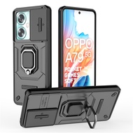 For Oppo A79 5G Case Armor Metal Ring Car Magnetic Holder Shockproof Phone Cases For Oppo A 79 OppoA