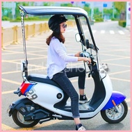 ▥ ♈ Motorcycle canopy ebike roof umbrella waterproof Universal for E Bike 3 Wheel Motorcycle Covers