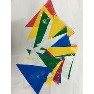 MAKAPAL** Local made** 10 Meters Assorted Color Fiesta Flag Banderitas / Fiesta Banderitas