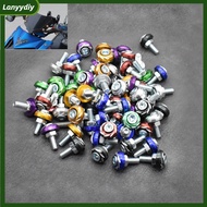 lA Universal Screw Nut Alloy Color Plate Coverset Cowling Motorcycle Aluminum Washer Body Cover Skru