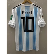2018 Argentina MESSI Top Quality Home Retro Soccer Jersey custom T-shirt Football Jersey